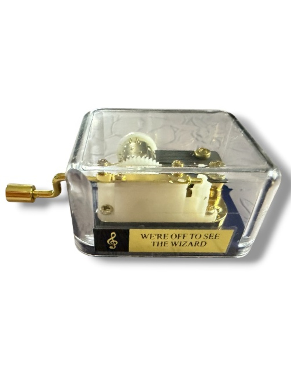 Hurdy Gurdy Wizard of Oz Hand Crank Music Box ‘We're Off to See the Wizard' Song